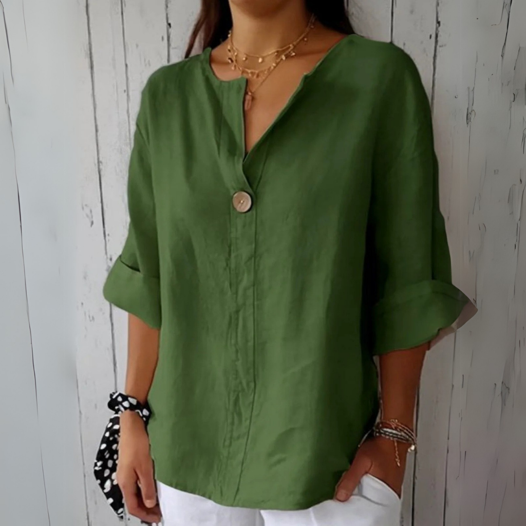 Gelsa | Blusa casual con scollo a V
