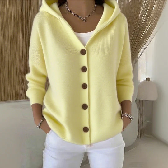 Gelsa | Cardigan morbido in maglia autunnale