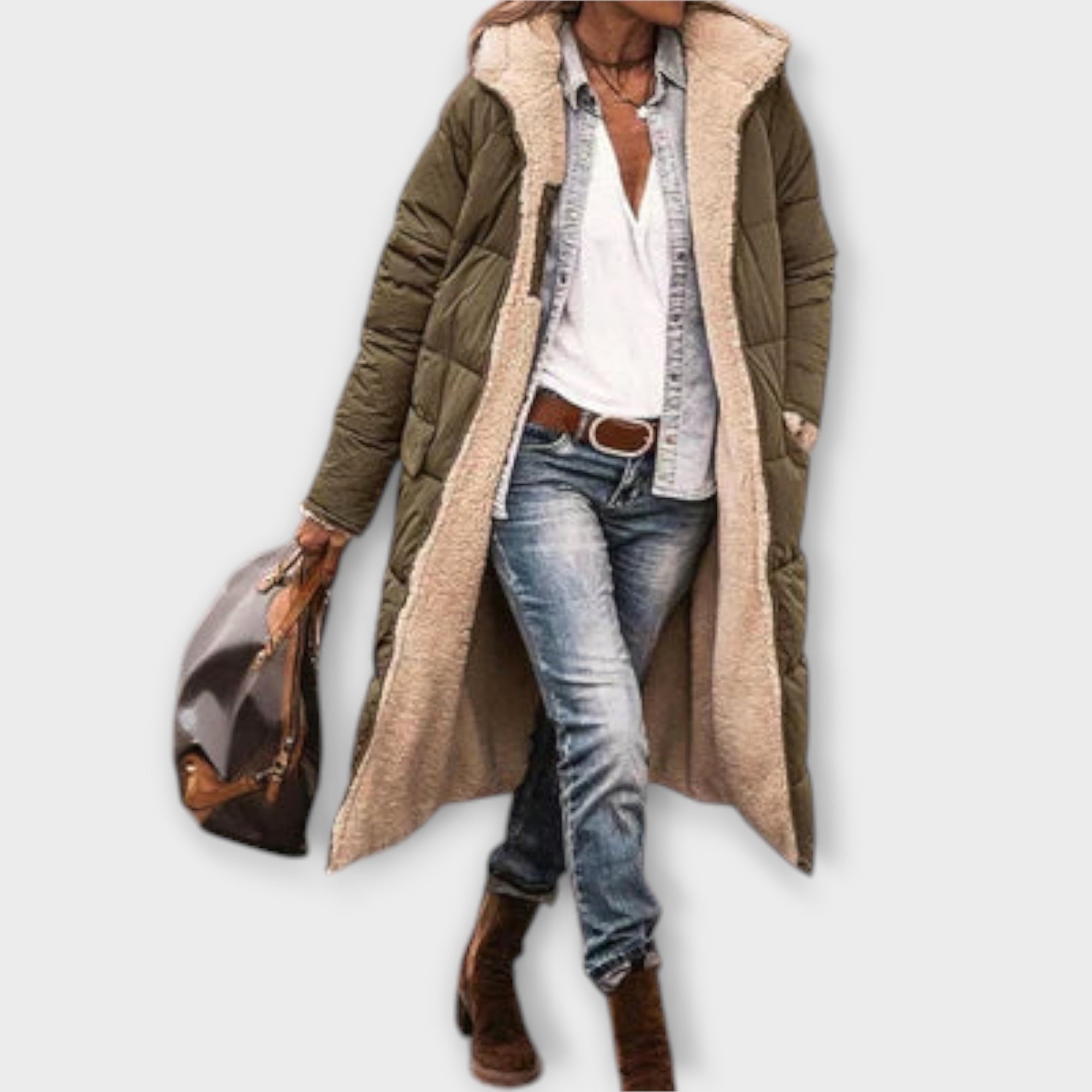 Kora - Mantella con rivestimento in Fleece