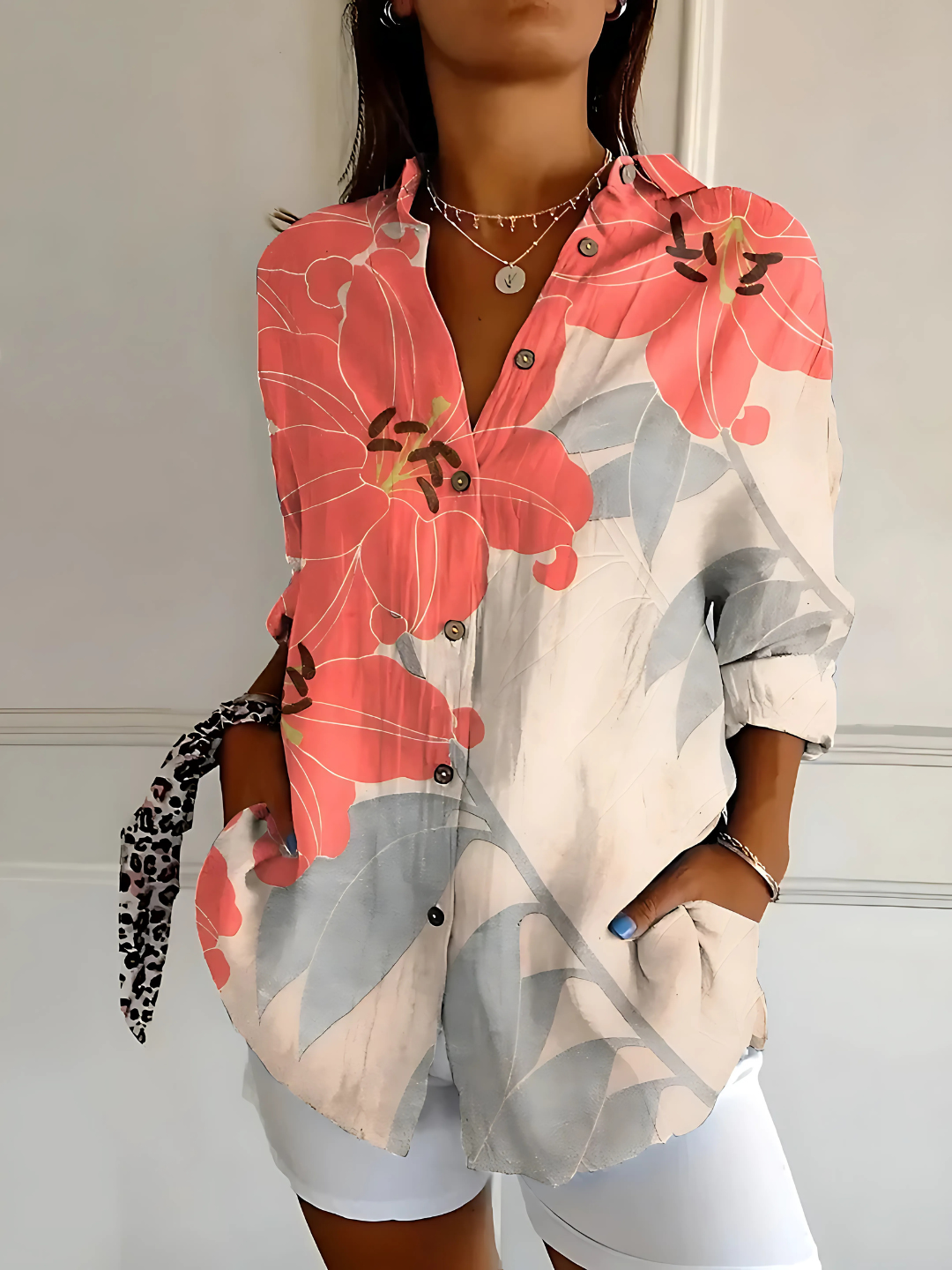 Viviana | Blusa in Cotone elegante