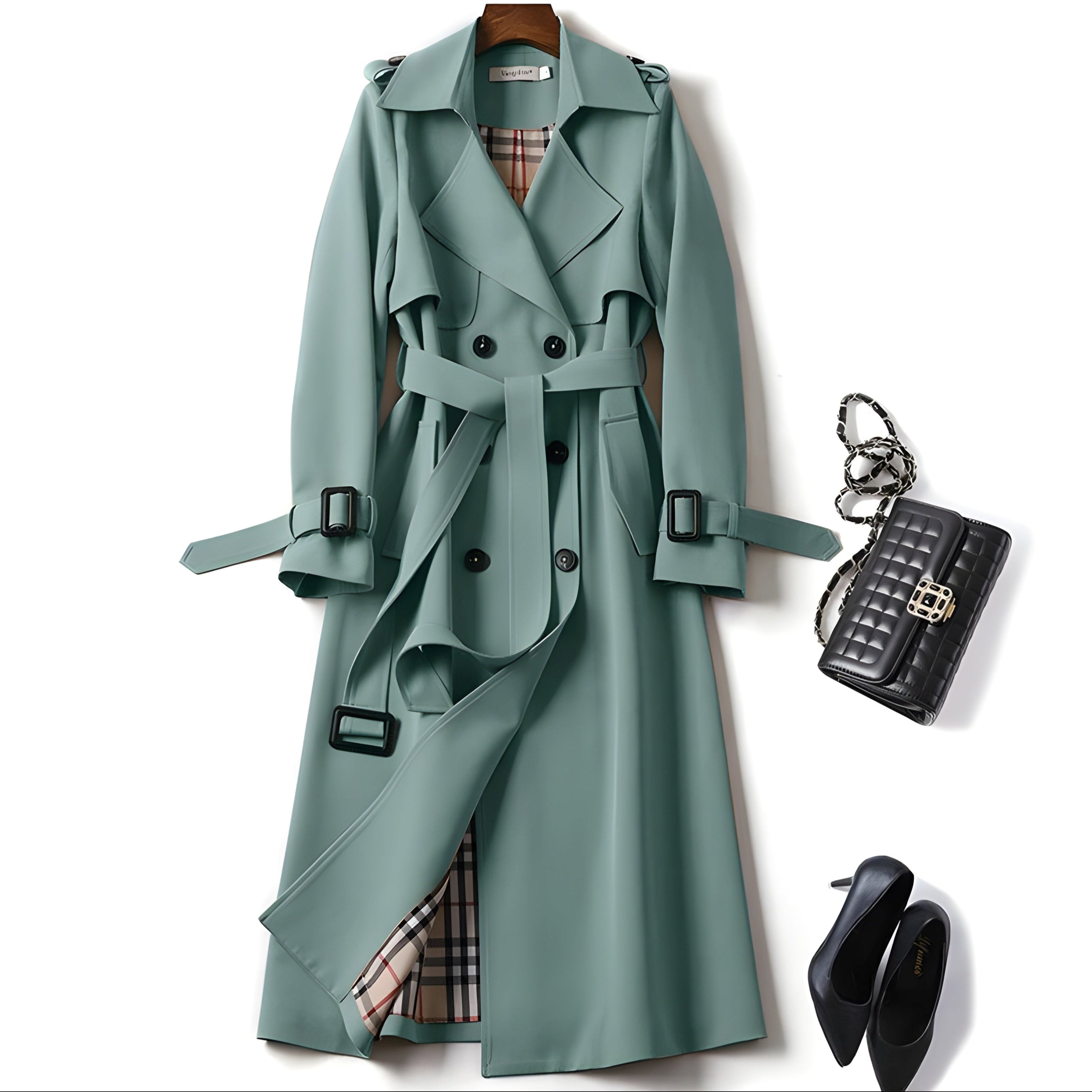 Vespara – Elegante Trenchcoat con Stile Senza Tempo