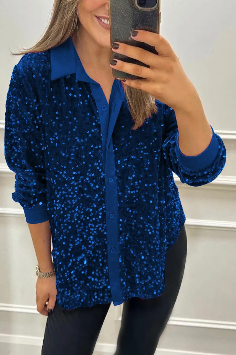 Giulia | Camicia con Paillettes