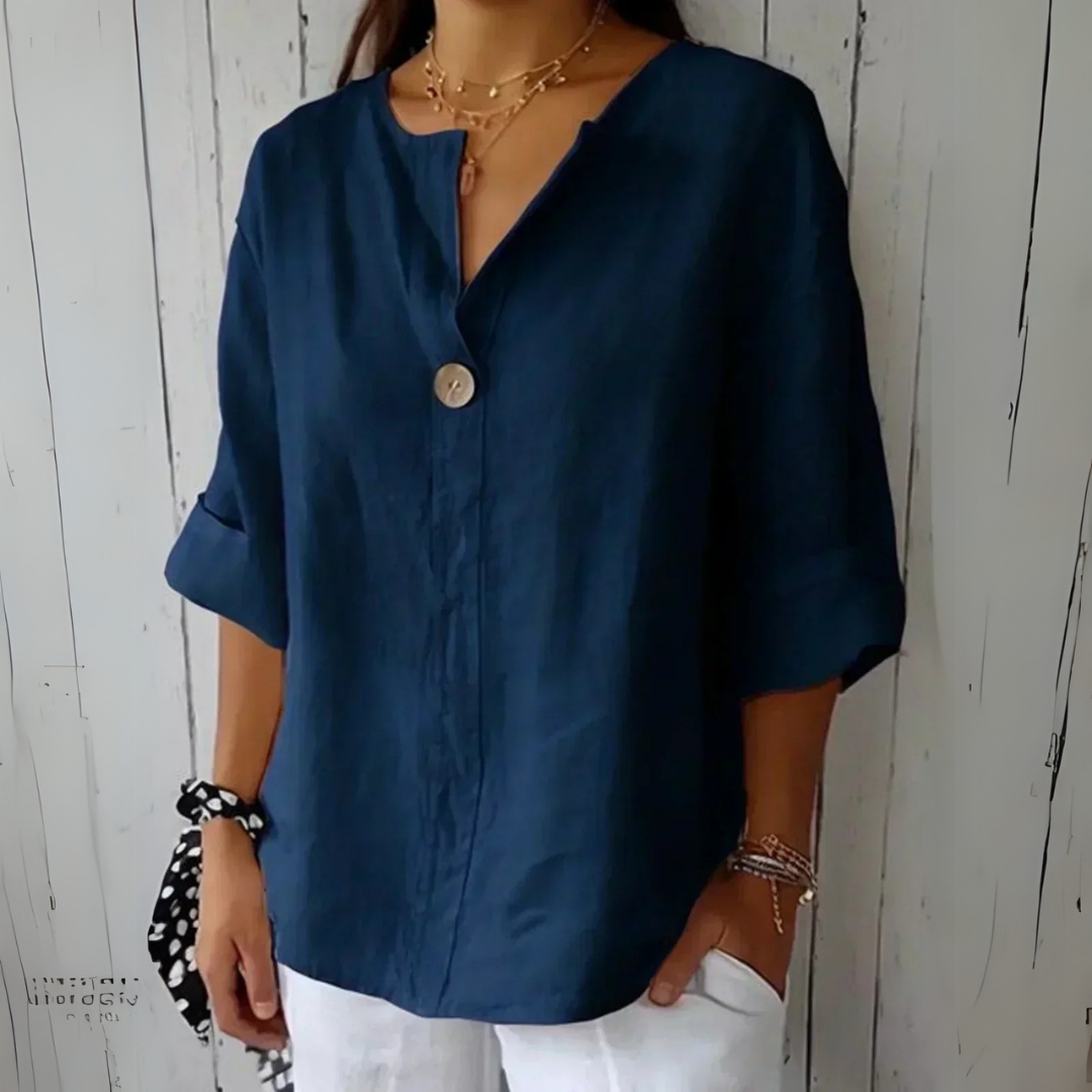 Gelsa | Blusa casual con scollo a V