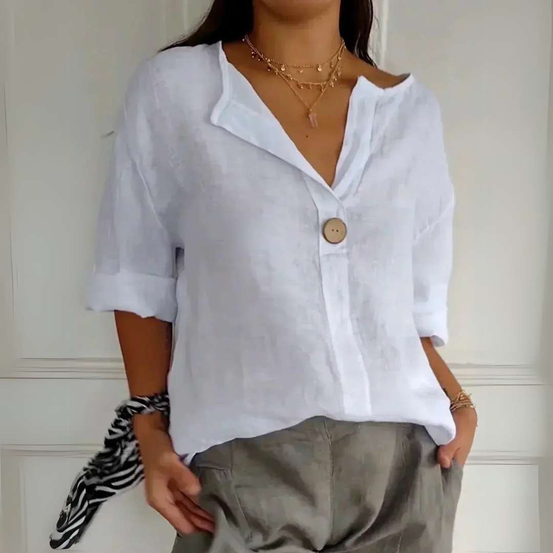 Gelsa | Blusa casual con scollo a V