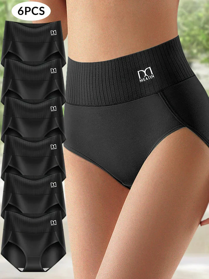 Cynthia™ | Slip a Vita Alta Contenitivo per il Ventre (Confezione da 6)