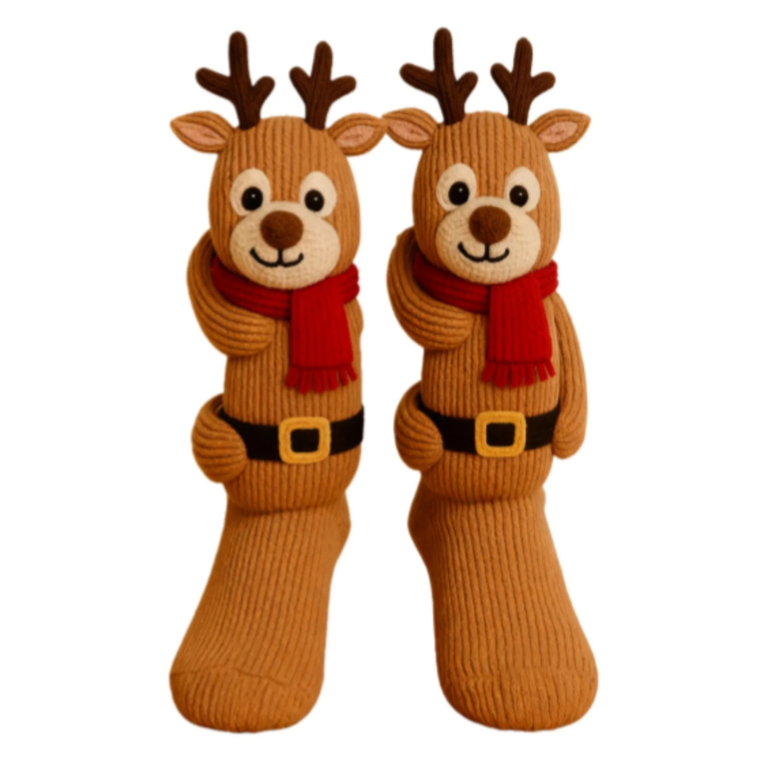 Calzini Natalizi™ | Morbidi Calzini con Design 3D Festivo