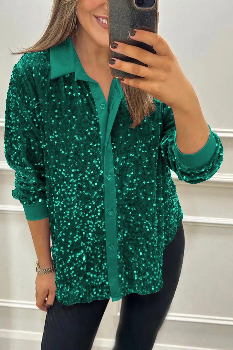 Giulia | Camicia con Paillettes