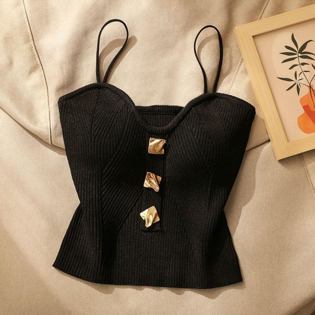 Carmela | Elegante top in maglia artigianale