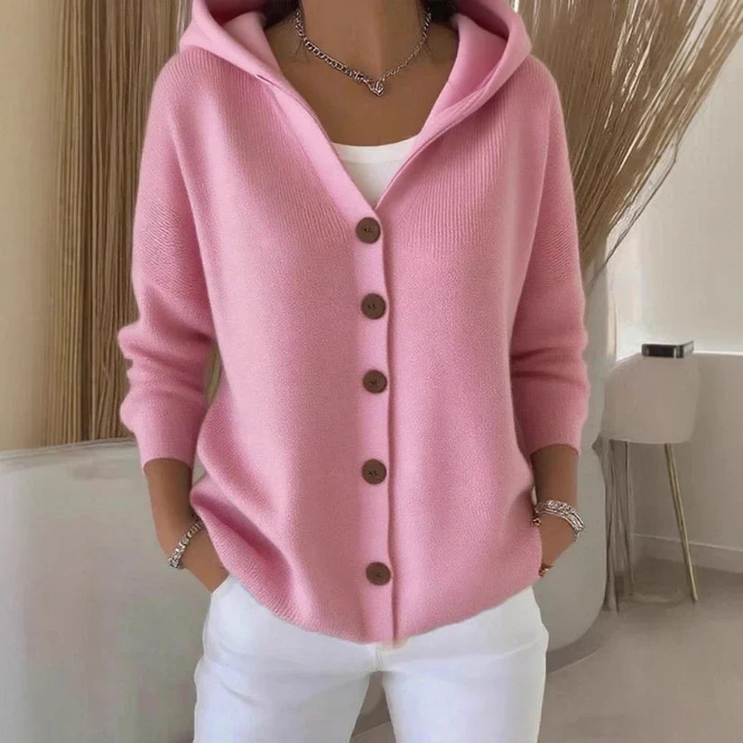 Gelsa | Cardigan morbido in maglia autunnale