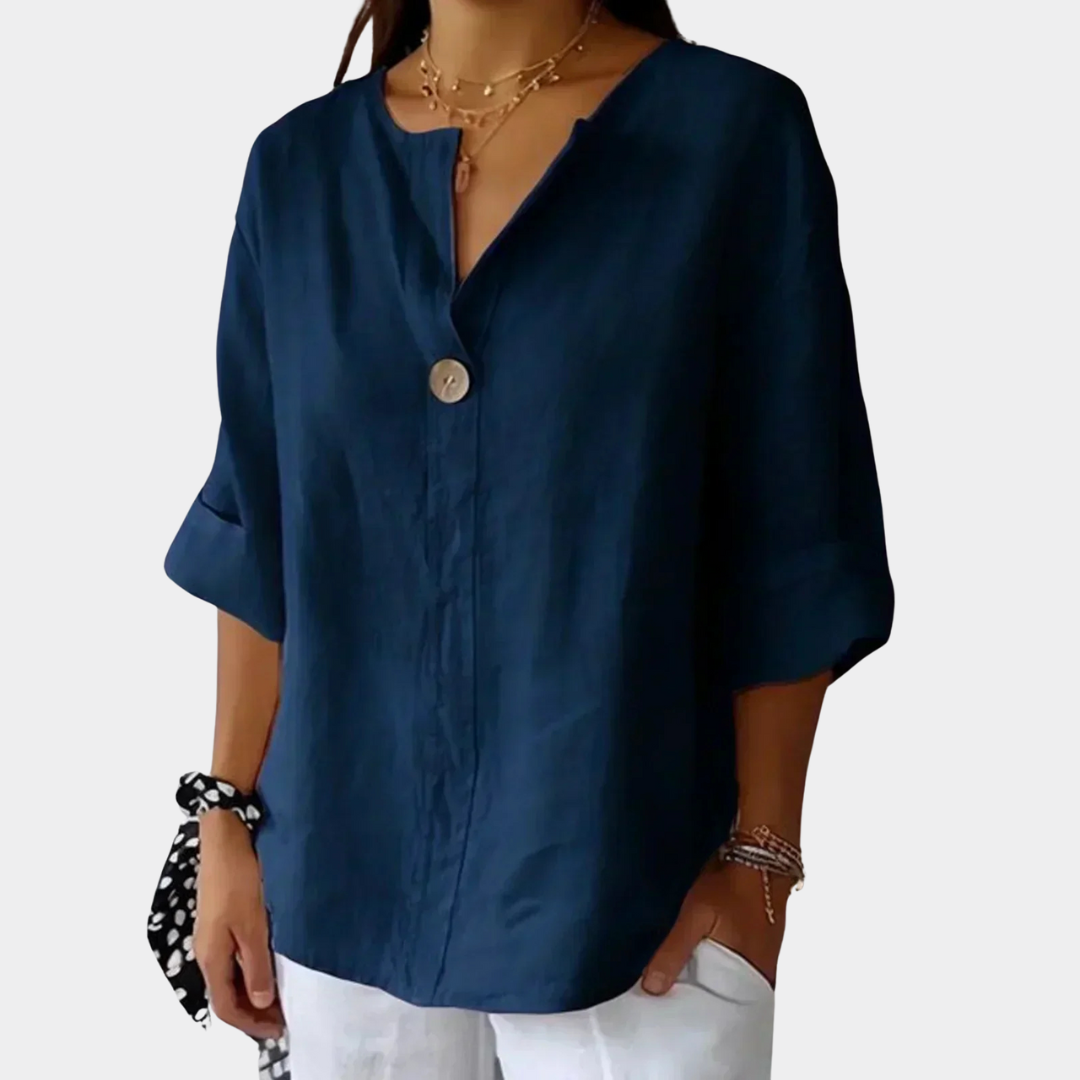 Gelsa | Blusa casual con scollo a V
