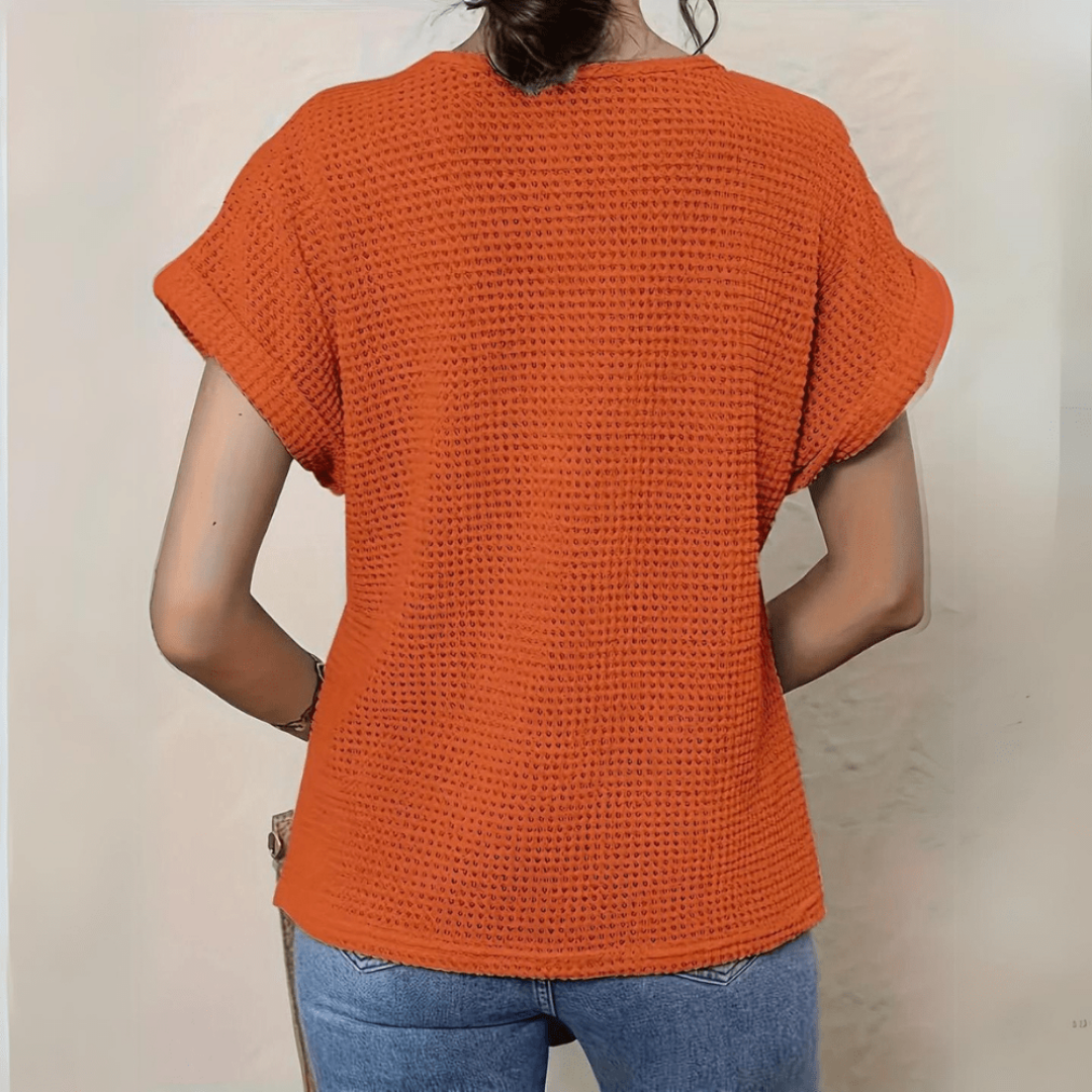 Quirina | Elegante blusa semplice estiva