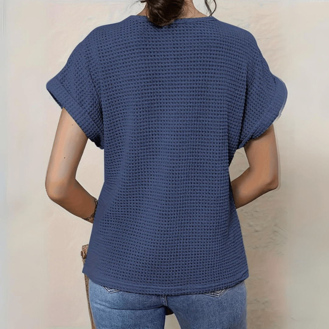 Quirina | Elegante blusa semplice estiva