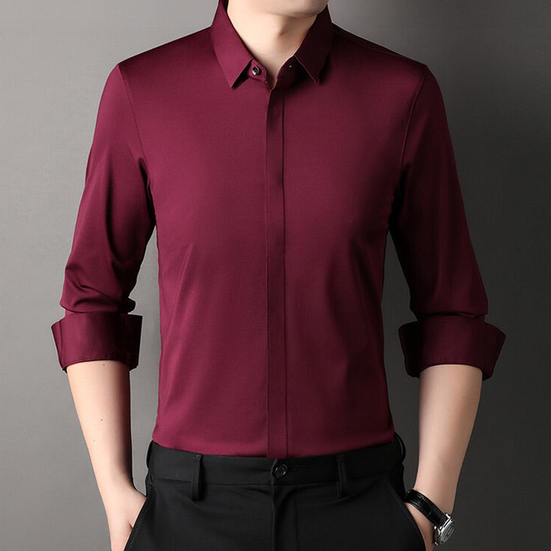 Pietro™ | Camicia Elasticizzata Antipiega da Uomo