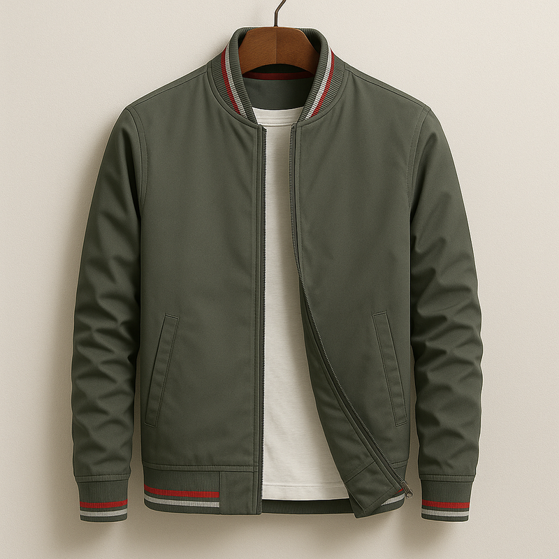 Domenico™ | Giacca Bomber Elegante a Righe