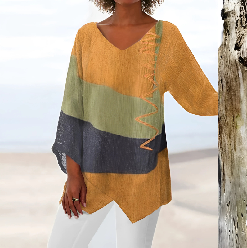 Beatrice | Blusa elegante in tessuto di alta qualità