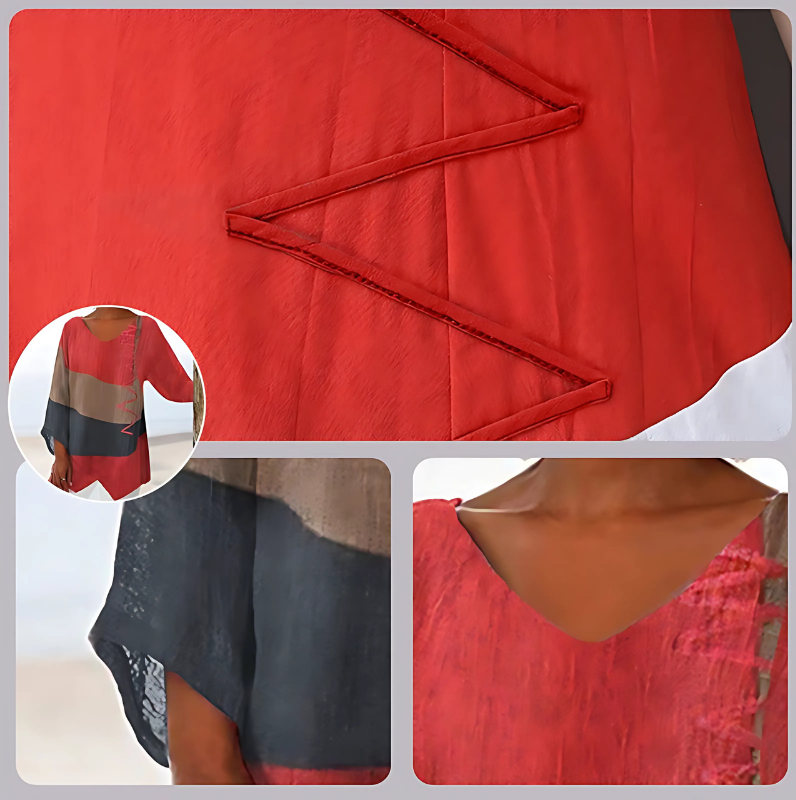 Beatrice | Blusa elegante in tessuto di alta qualità