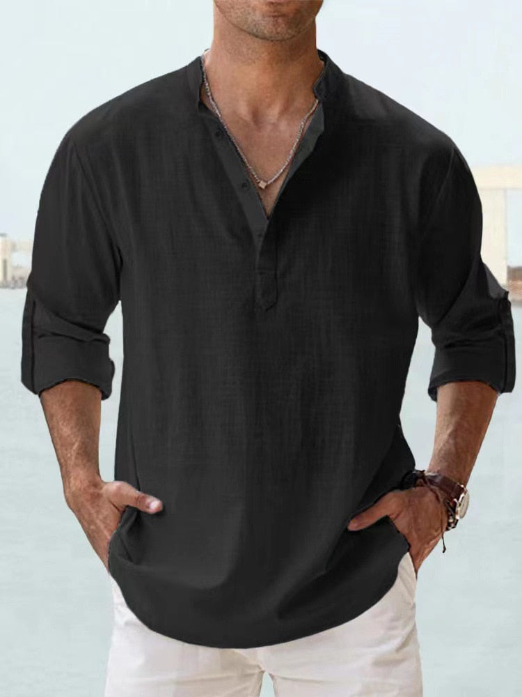 Riccardo™ | Camicia in lino traspirante