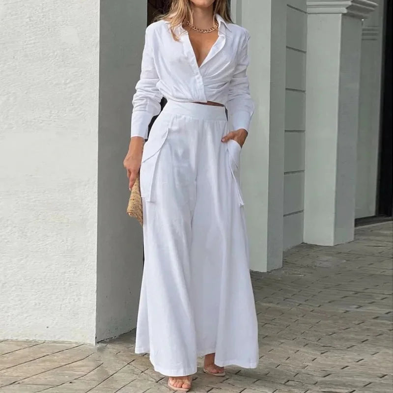 Allegra | Completo Donna con Camicia e Pantaloni