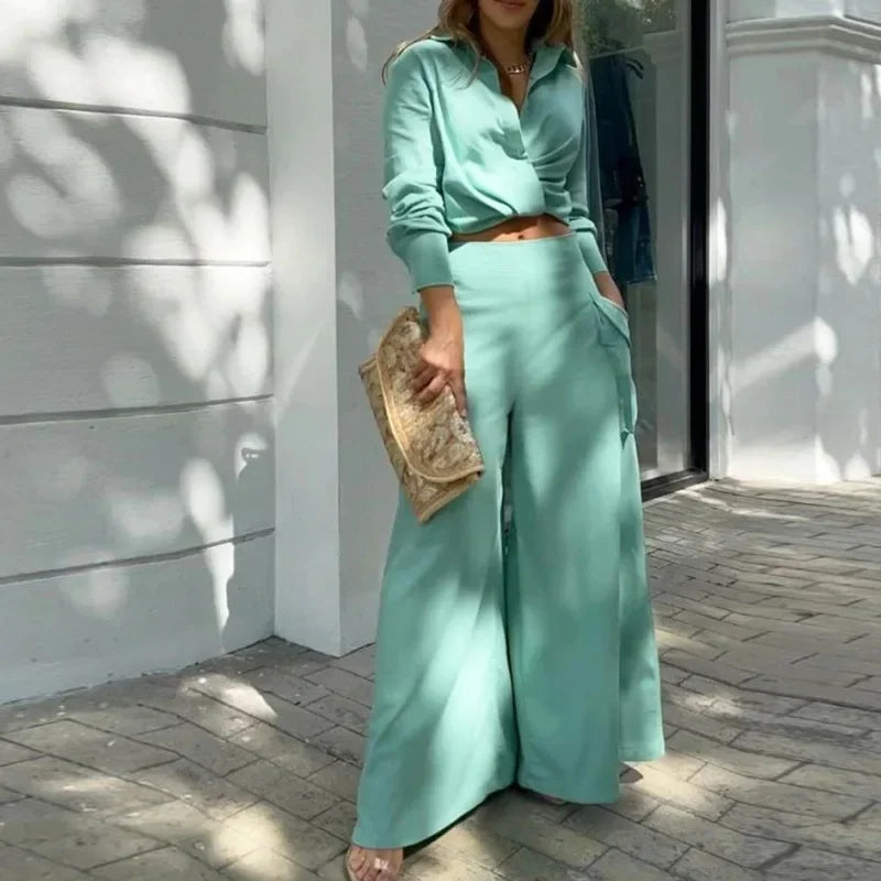 Allegra | Completo Donna con Camicia e Pantaloni