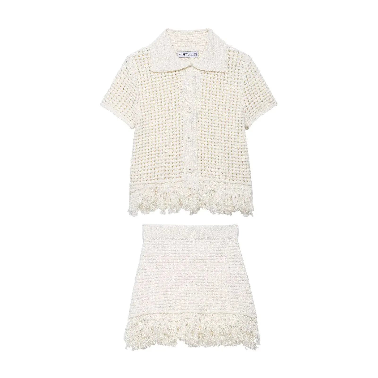 Elena | Set in maglia artigianale elegante