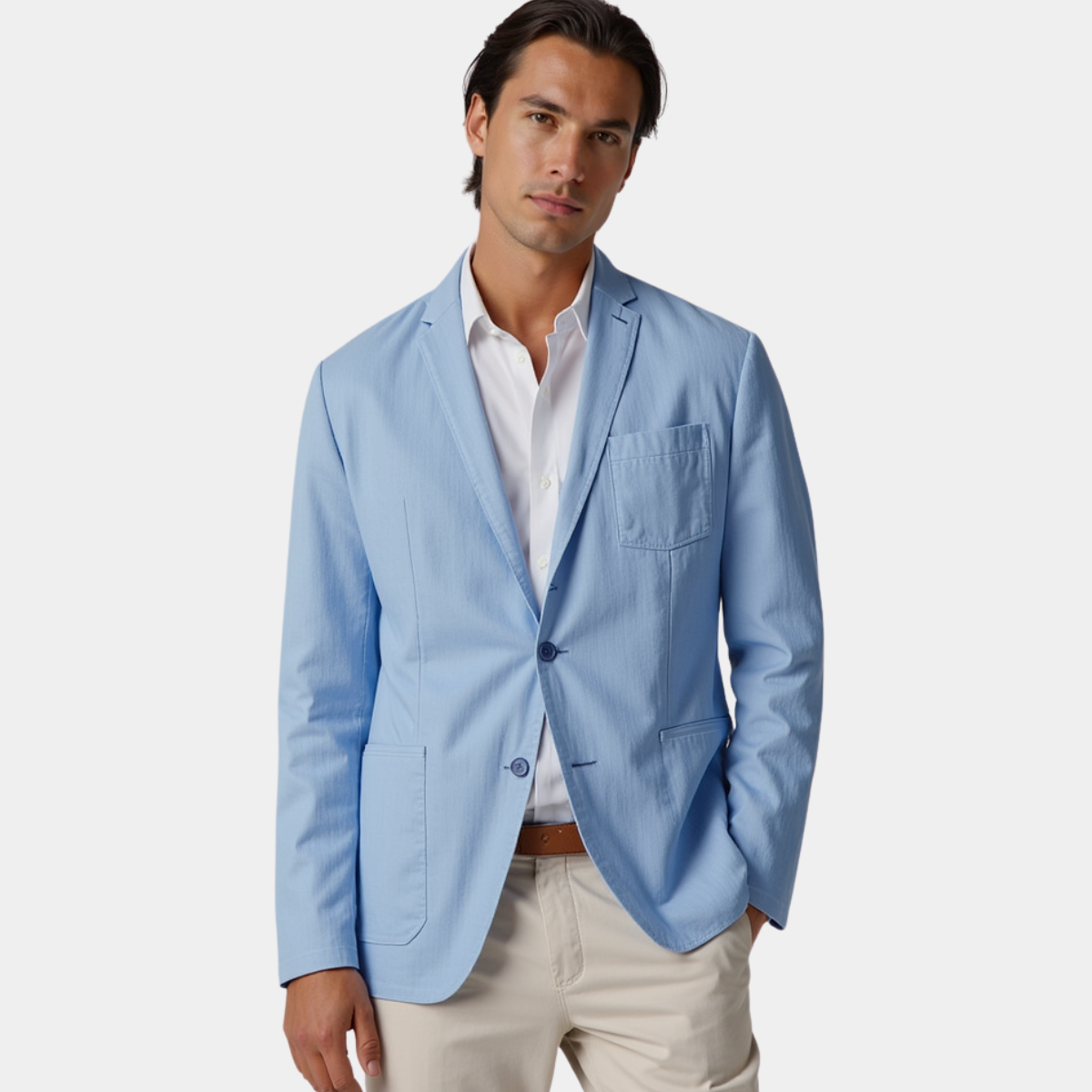 Venturi™ | Giacca Elegante in Tessuto Prémiu