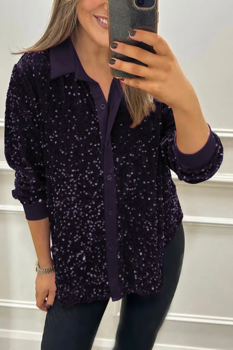 Giulia | Camicia con Paillettes