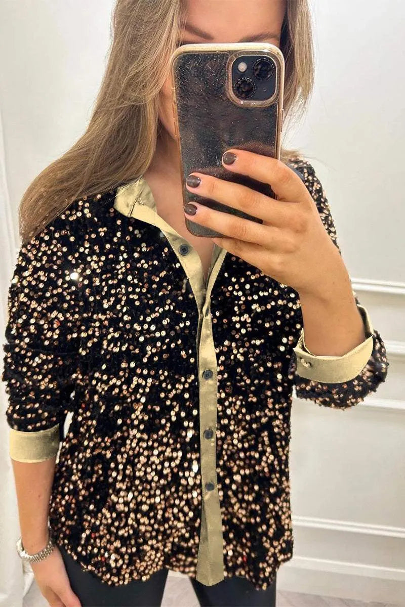 Giulia | Camicia con Paillettes
