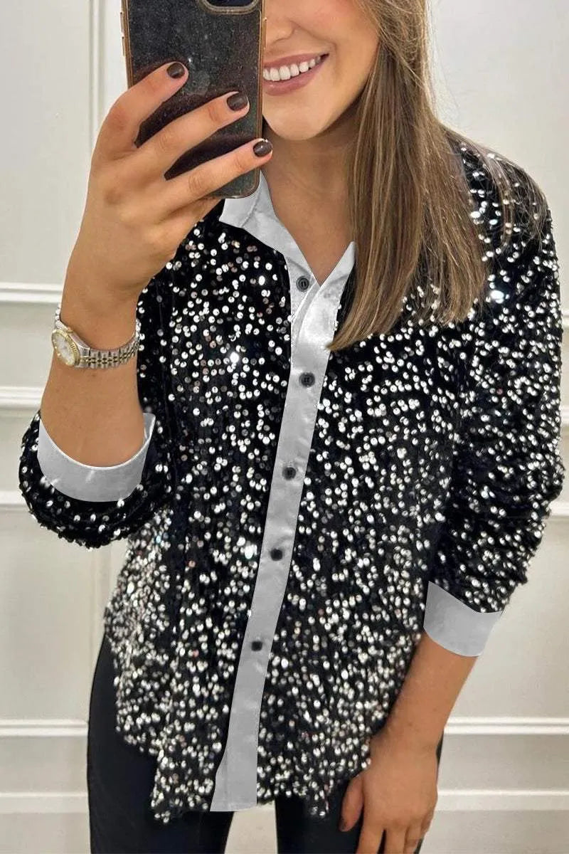 Giulia | Camicia con Paillettes