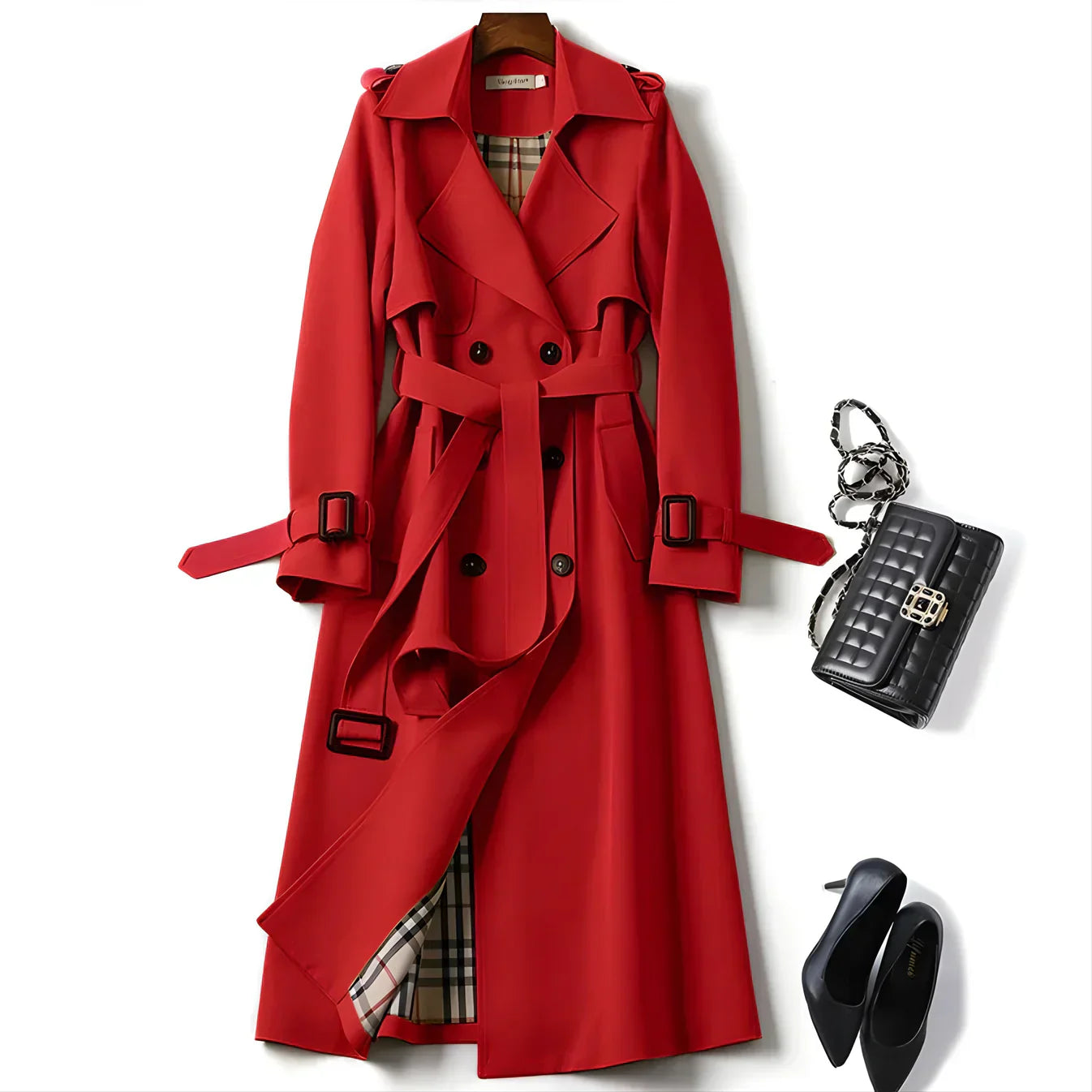Vespara – Elegante Trenchcoat con Stile Senza Tempo